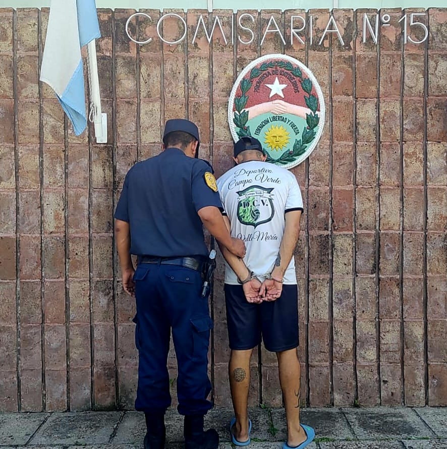 Violó medidas judiciales y fue detenido por la Comisaría Santa Elena